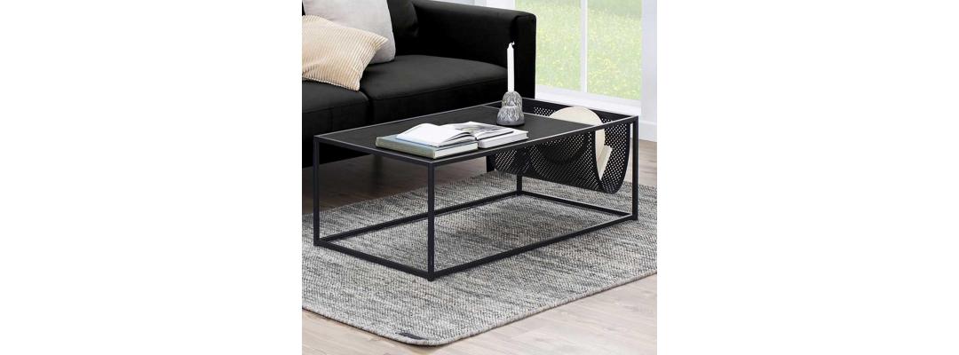 Salontafel met magazinehouder